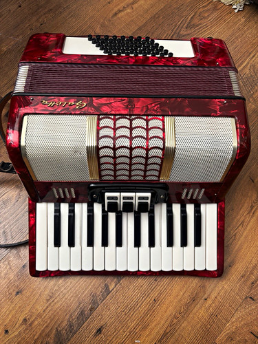 Galotta red pearl piano - red,