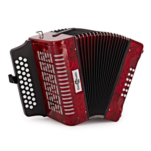 Diatonic button accordion - button, by