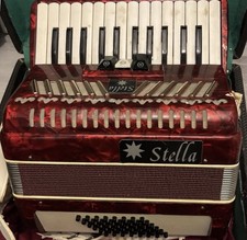 Stella Accordion Red Pearl